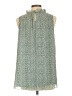 Unbranded 100% Polyester Green Sleeveless Blouse Size L - photo 2