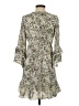 BCBGeneration 100% Polyester Paisley Gray Casual Dress Size 0 - photo 2