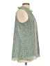 Unbranded 100% Polyester Green Sleeveless Blouse Size L - photo 4