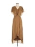 Downeast 100% Polyester Brown Casual Dress Size M (estimated) - photo 1