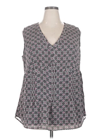Notations Sleeveless Blouse (view 1)
