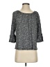 MICHAEL Michael Kors Gray 3/4 Sleeve Blouse Size S - photo 1
