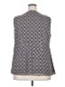 Notations 100% Polyester Gray Sleeveless Blouse Size 2X - photo 2