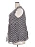 Notations 100% Polyester Gray Sleeveless Blouse Size 2X - photo 5