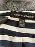 Banana Republic 100% Polyester Stripes Black Long Sleeve Blouse Size XXS (petite) - photo 7