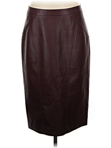 BCBGMAXAZRIA Faux Leather Skirt (view 1)