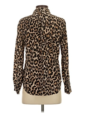 J.Crew Long Sleeve Silk Top (view 2)