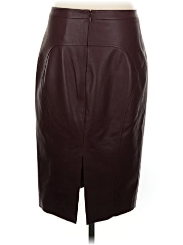 BCBGMAXAZRIA Faux Leather Skirt (view 2)