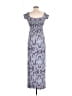 Express Print Blue Casual Dress Size M - photo 2