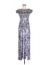 Express Print Blue Casual Dress Size M - photo 1
