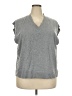 Terra & Sky Gray Sweater Vest Size 2X - photo 1