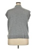 Terra & Sky Gray Sweater Vest Size 2X - photo 2
