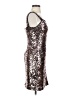 Guess 100% Polyester Metallic Silver Cocktail Dress Size 4 - photo 4