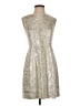 DKNY Metallic Silver Cocktail Dress Size 2 - photo 1