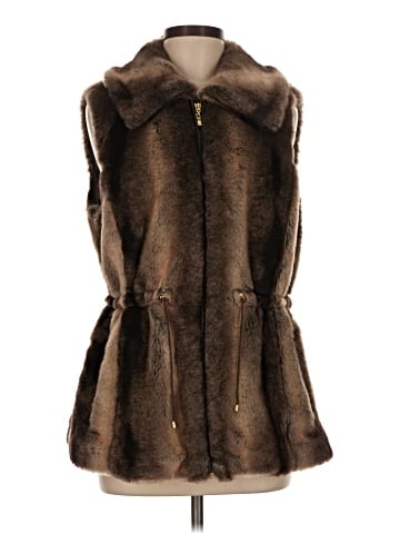 Christopher & Banks Faux Fur Vest (view 1)
