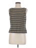 St. John Silver Sleeveless Top Size M - photo 1