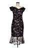 Siena Floral Black Cocktail Dress Size 6 - photo 1