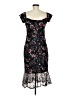 Siena Floral Black Cocktail Dress Size 6 - photo 2