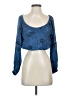 O'Neill 100% Viscose Blue Long Sleeve Blouse Size XS - photo 1