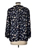 Lovestitch Floral Blue 3/4 Sleeve Blouse Size L - photo 2