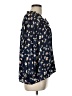 Lovestitch Floral Blue 3/4 Sleeve Blouse Size L - photo 4