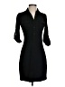 Max Studio Solid Black Casual Dress Size XS - photo 1