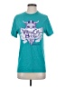 Jerzees Teal Short Sleeve Top Size S - photo 1
