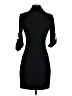 Max Studio Solid Black Casual Dress Size XS - photo 2