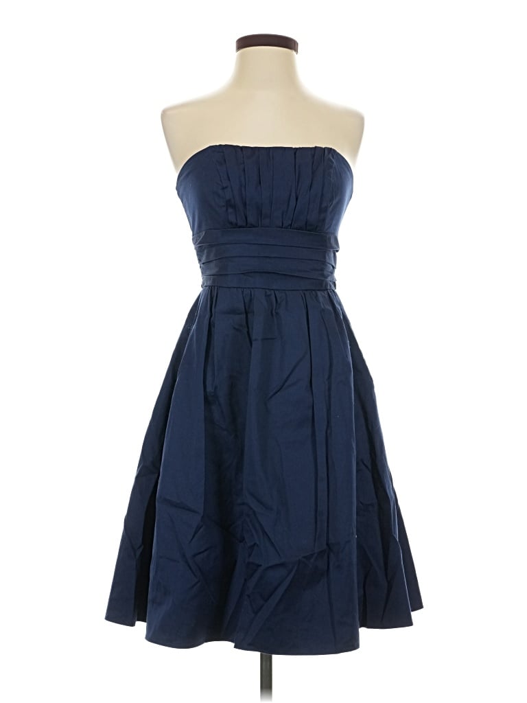 Pre-owned David's Bridal Cocktail Dress In Blue