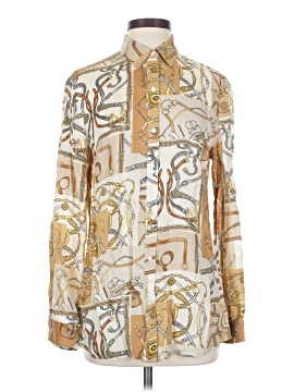 J. Mc Laughlin Long Sleeve Silk Top