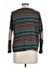 Auditions Teal 3/4 Sleeve Top Size L - photo 2
