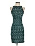 H&M Graphic Teal Cocktail Dress Size XS - photo 1