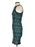 H&M Graphic Teal Cocktail Dress Size XS - photo 5