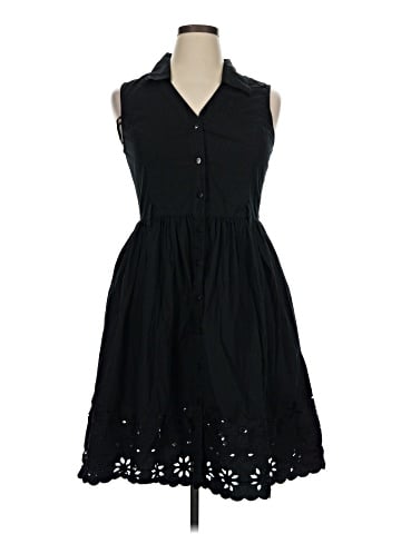 Eva Blue Casual Dress (view 1)