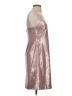 HUGO BOSS 100% Polyester Metallic Silver Cocktail Dress Size 4 - photo 4