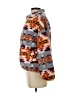 Forever 21 100% Polyester Print Orange Faux Fur Jacket Size S - photo 5