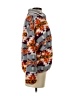 Forever 21 100% Polyester Print Orange Faux Fur Jacket Size S - photo 4