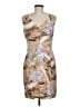 New Frontier Graphic Tan Cocktail Dress Size 6 - photo 2