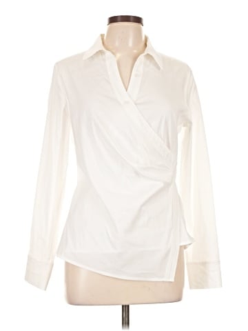 White House Black Market Long Sleeve Blouse (view 1)