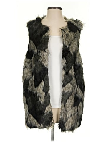 BCBGeneration Faux Fur Vest (view 1)
