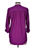 Brixon Ivy 100% Polyester Purple 3/4 Sleeve Blouse Size M - photo 2