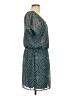 City Triangles 100% Polyester Paisley Teal Casual Dress Size XL - photo 4