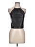 Alice + Olivia 100% Polyurethane Black Sleeveless Blouse Size L - photo 1