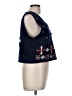 Pasta Blue Sleeveless Blouse Size M - photo 4
