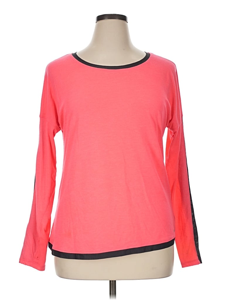 Pre-owned Avia Long Sleeve T-shirt In Pink