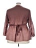 Millenium Burgundy 3/4 Sleeve Blouse Size 24 - photo 2