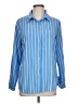 Assorted Brands Stripes Blue Long Sleeve Blouse Size L - photo 1