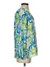 Lilly Pulitzer 100% Silk Blue Long Sleeve Silk Top Size S - photo 4