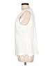 Talbots Ivory Sleeveless Blouse Size L - photo 5