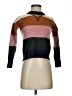 Madewell 100% Cashmere Color Block Brown Cashmere Pullover Sweater Size XS - photo 1